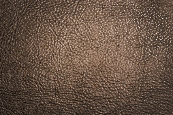 Texture du cuir brun — Photo