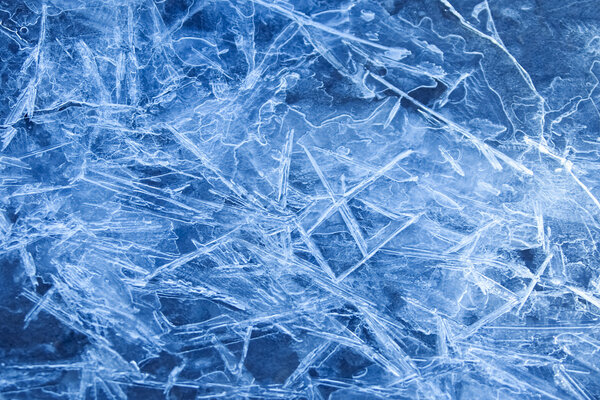 Abstract ice texture