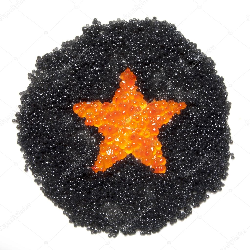 The star of the red caviar