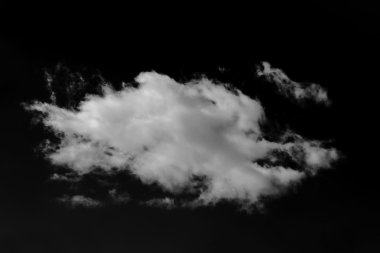 Siyah gökyüzü bulut