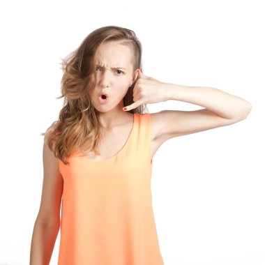 Jest güzel kız gösterir