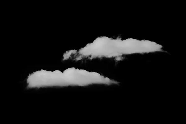 Wtite σύννεφο σε μαύρο ουρανό — Φωτογραφία Αρχείου