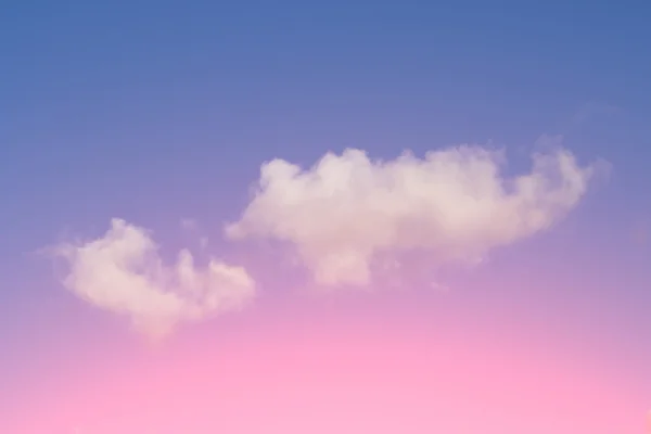 Nube en el cielo rosa —  Fotos de Stock