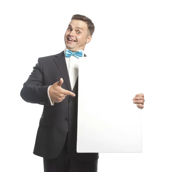 De man in de bow tie — Stockfoto