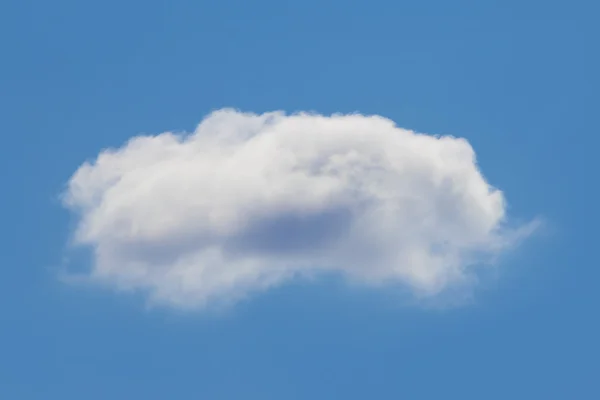 Wtite wolke im blauen himmel — Stockfoto