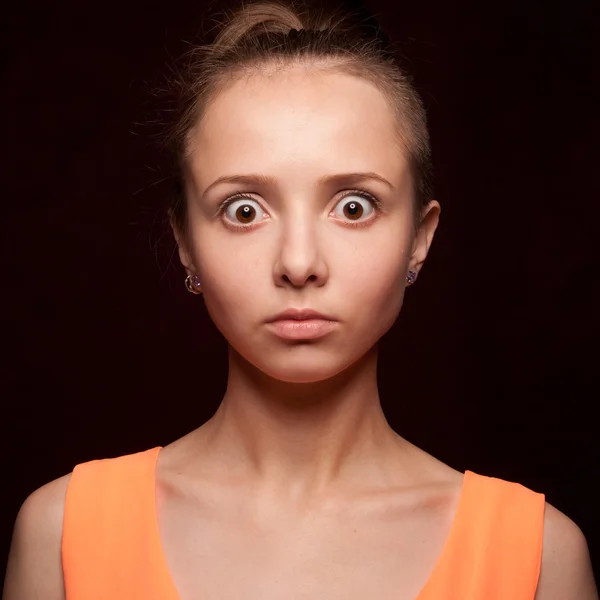 Surprise astonished woman. — Stock Photo, Image