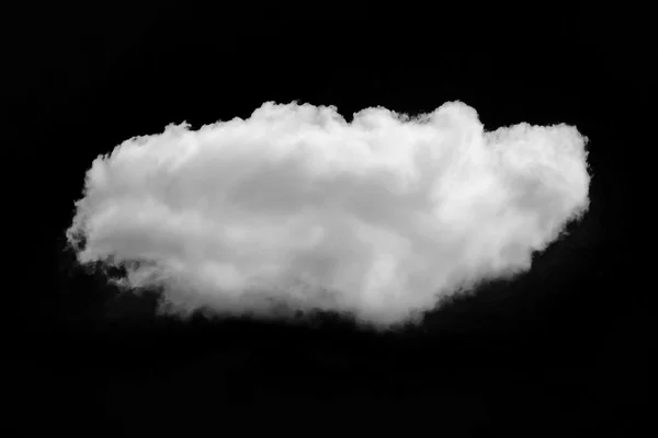 Wtite cloud in black sky — Stock Photo, Image