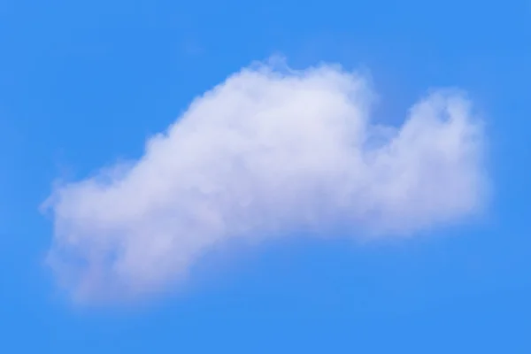 Wtite wolke im blauen himmel — Stockfoto