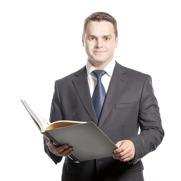 Hombre en un puesto de chaqueta — Foto de Stock