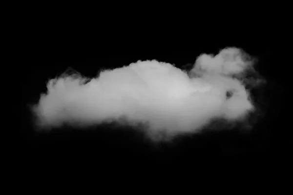 Nube di wtite nel cielo nero — Foto Stock