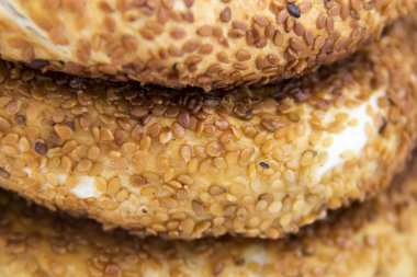 Susam ile Türk geleneksel pasta