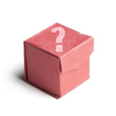 Red, craft box with cap