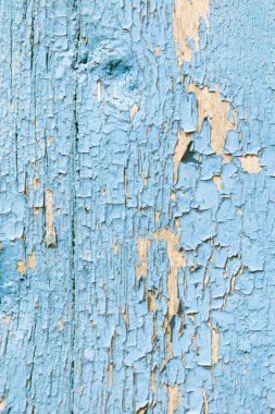 Eski püskü, kaba boya ile eski ahşap