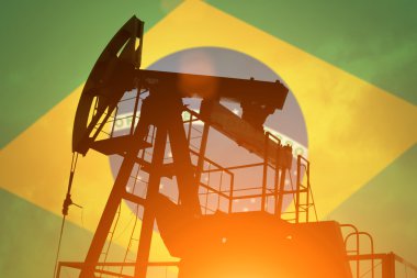 Yağ pompası Brasilia bayrağı ile