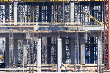 Bina yapım aşamasında