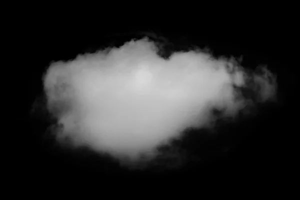 ウィット、ふわふわの雲、黒と白 — ストック写真