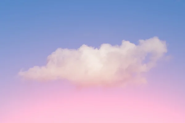 Napos skyscape a festői felhők — Stock Fotó
