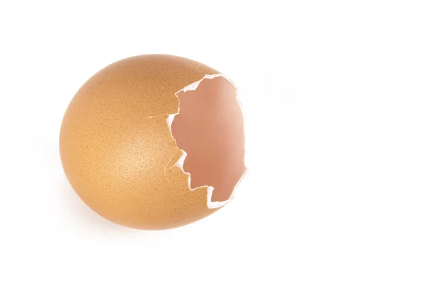 Kırık tavuk yumurta kabuğu — Stok fotoğraf