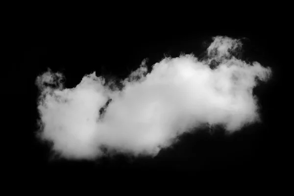Ветреное, пушистое облако, черно-белое — стоковое фото