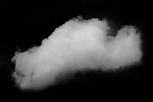 Wtite, fluffy cloud, black and white — Stock Photo, Image
