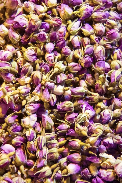 Chá de ervas no balcão do mercado — Fotografia de Stock