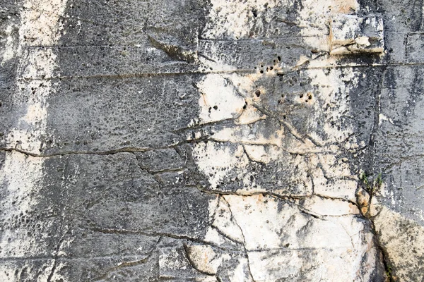 Gray stone texture with cracks — Stock Photo, Image