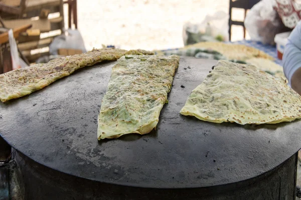 Pastry- gozleme tradizionale turco — Foto Stock