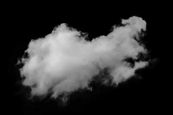 White, pluizige wolk, zwart en wit — Stockfoto