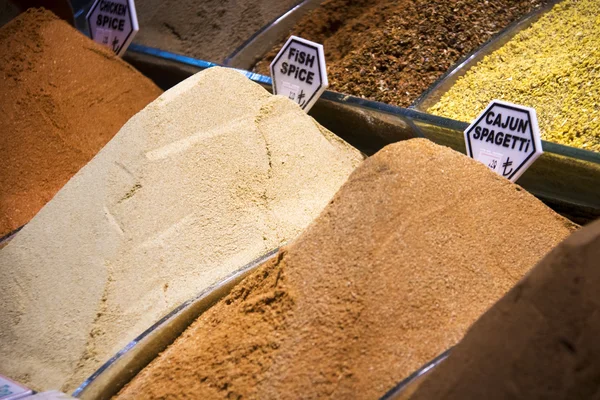 Picturesque piles of spices — Stock Photo, Image