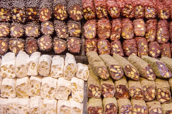 Turkish sweets and delights — Stock Photo, Image