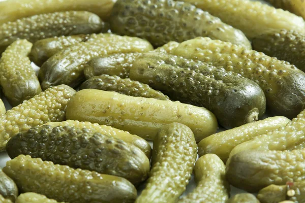 Many small pickled cucumbers — Φωτογραφία Αρχείου