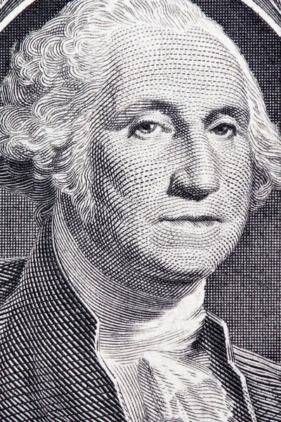 President's face on dollar bill — Stock Photo, Image