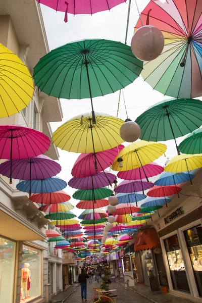 Parapluies de variété colorée — Photo