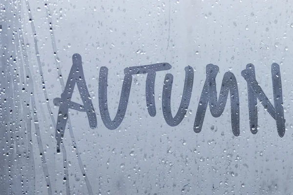 Concept de pluie d'automne — Photo