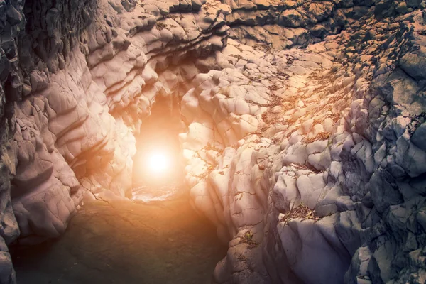 Dağ nehir pitoresk Kanyon — Stok fotoğraf