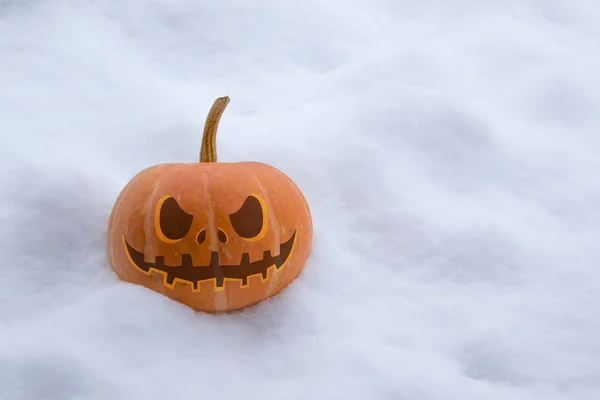 Laranja seca abóbora halloween — Fotografia de Stock