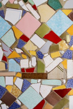 Mozaik çini parçaları doku