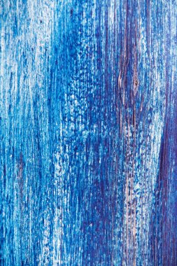 Çizik mavi boyalı tahta