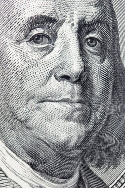 Başkan Franklin yüz dolarlık banknot üzerinde