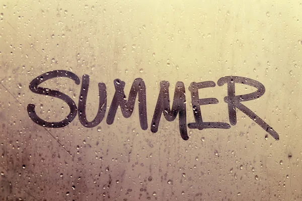 여름 비 개념 — 스톡 사진