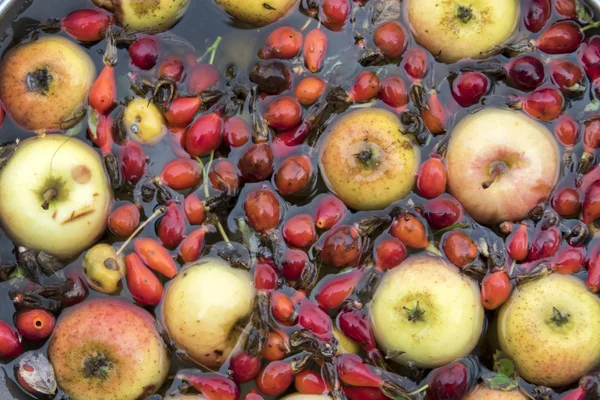 Compota com frutas frescas — Fotografia de Stock