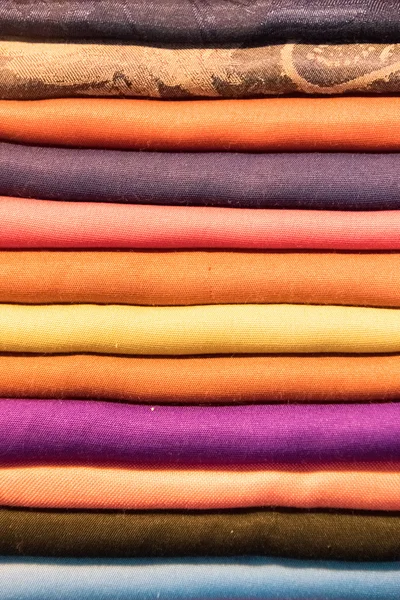 カラフルな織物テクスチャー — ストック写真