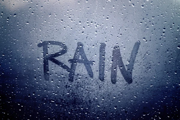 Concetto pioggia autunnale — Foto Stock