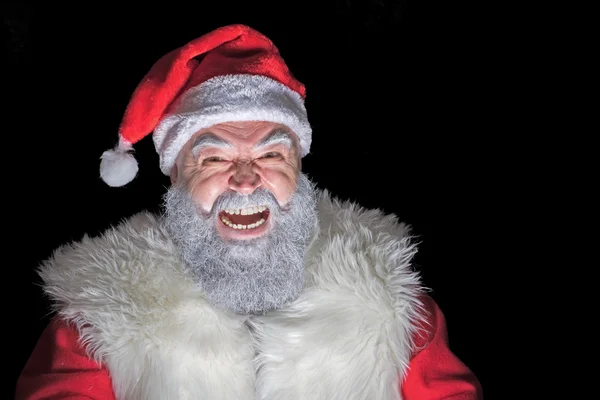 邪恶的圣诞老人 — 图库照片