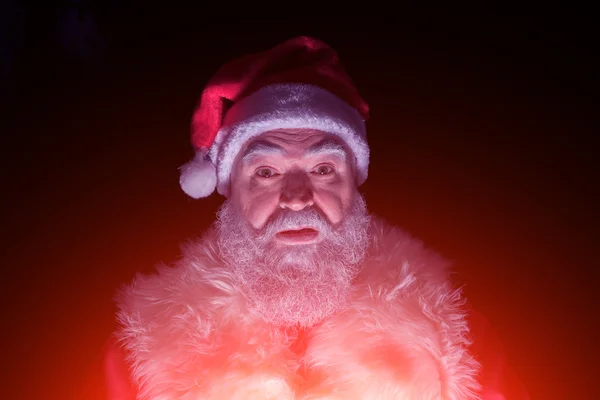 Злой Санта-Клаус — стоковое фото