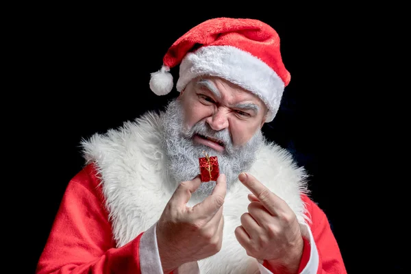 Санта-Клаус рассмеялся — стоковое фото