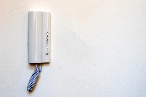 Close-up view of intercom — Stock Photo, Image