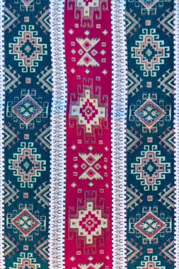 Renkli Tekstil yüzey