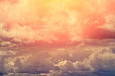 Pitoresk bulutlu gökyüzü