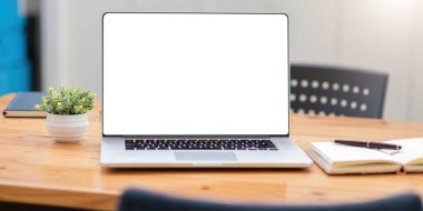 İş yeri modelleme konsepti. Modern ev dekorasyonu masaüstü bilgisayarını düzenle. Masaüstünü düzenle